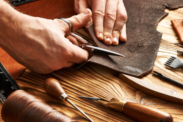 Where does leather come from?