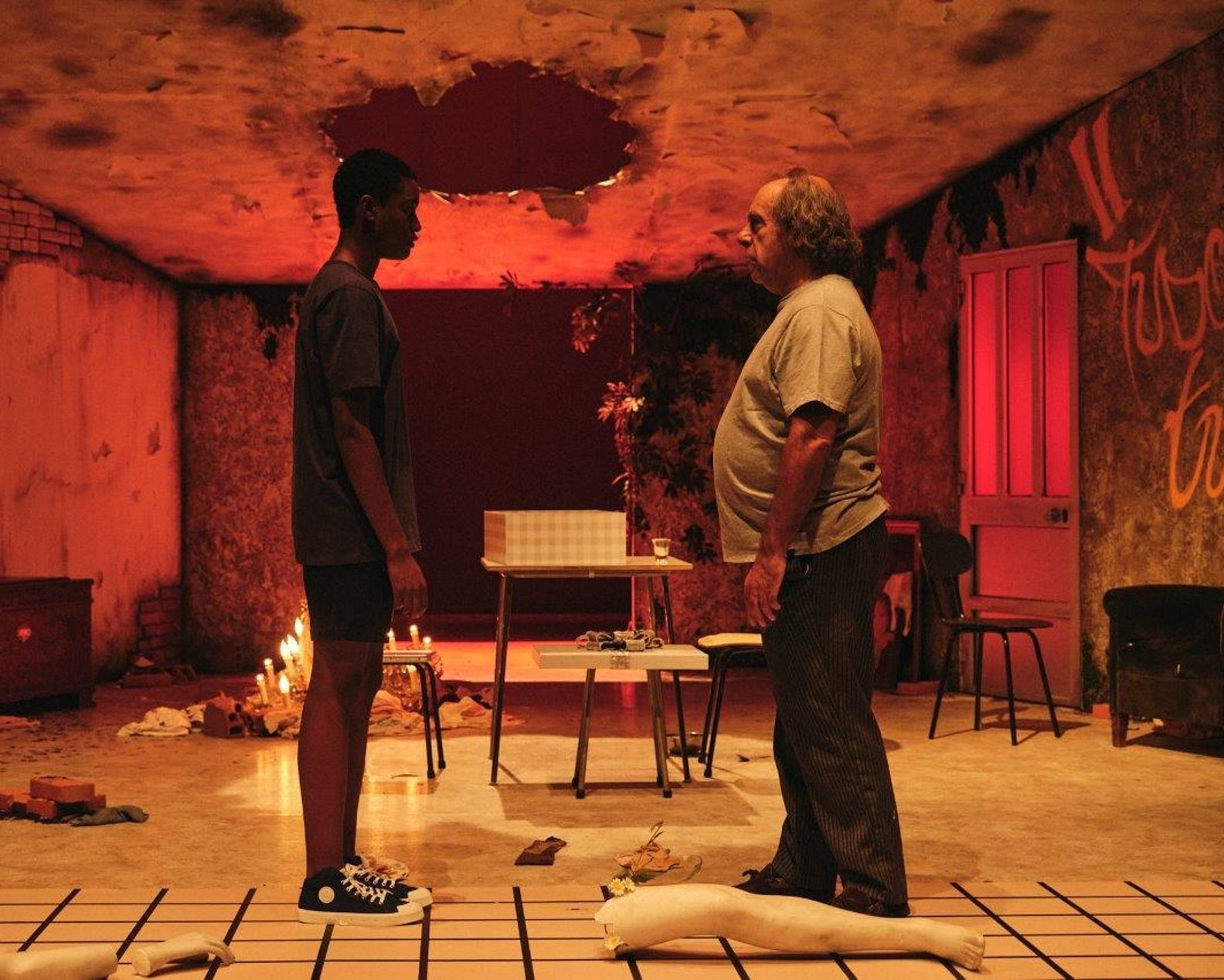 Portuguese shoes on stage