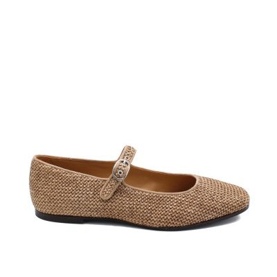 SAN REMO CAMEL BALLET FLATS