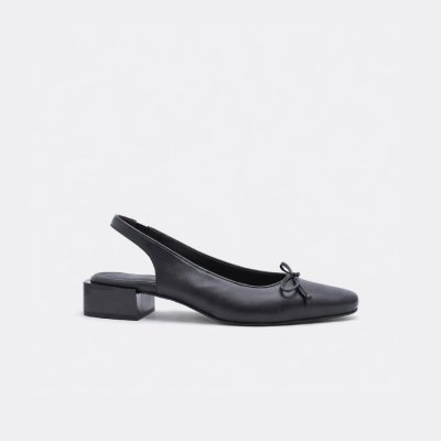 Comporta Black Sling Backs