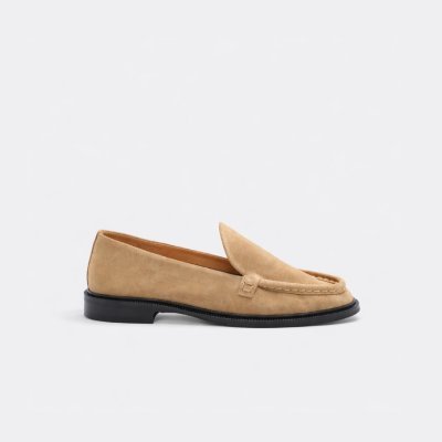 Ericeira Camel Suede Loafers