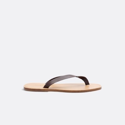 Formentera Brown Suede Slippers