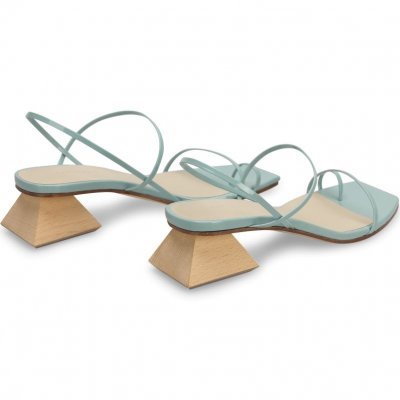 Strappy Wooden Sandals 