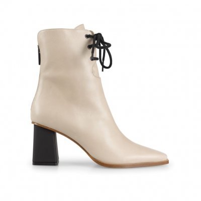 Laced Elemental Boots – Tan Beige