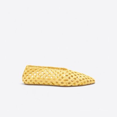 Positano Yellow Ballet Flats
